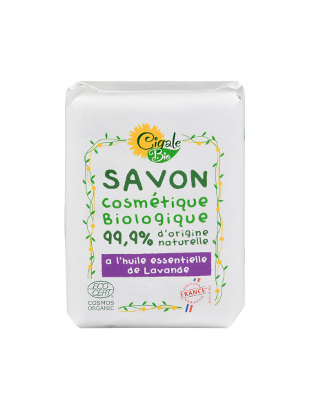 Savon à l’Huile essentielle de Lavande 100g