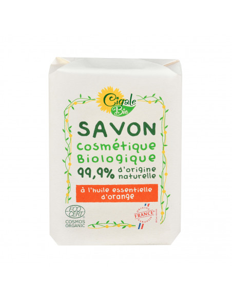 Savon à l’Huile essentielle d’Orange 100g