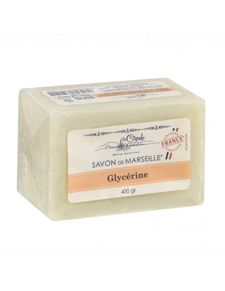 Savon de Marseille Glycérine La Cigale 400g