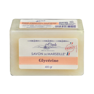 Savon de Marseille Glycérine La Cigale 400g