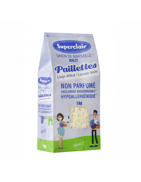 Savon de Marseille Brut en paillettes 1kg