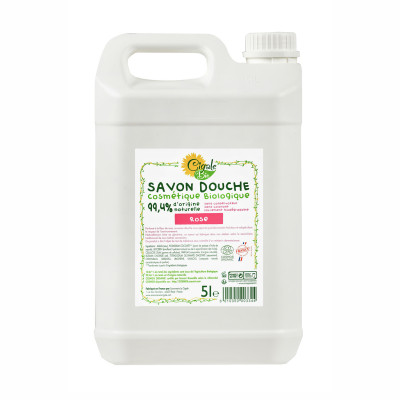 Savon Liquide Douche à la Rose 5L