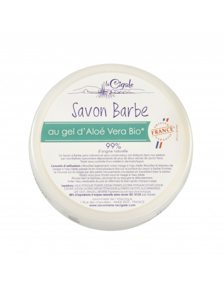 Savon Barbe à l’Aloé Vera 150g